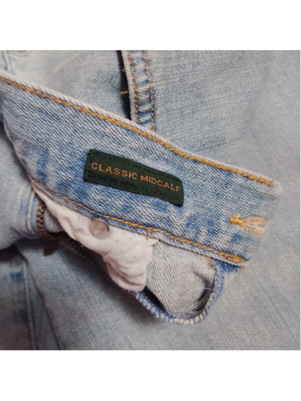 Lauren Ralph Lauren Women's Jeans Sz 10 Light Wash Straight Crop mom style - Picture 4 of 14